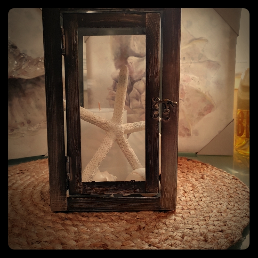Seashell Decor Lantern